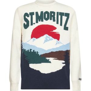 MC2 Saint Barth, Heren, Truien, Veelkleurig, Maat: M Wol,