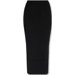 Alexander McQueen, Dames, Rokken, Zwart, Maat: L Wol,