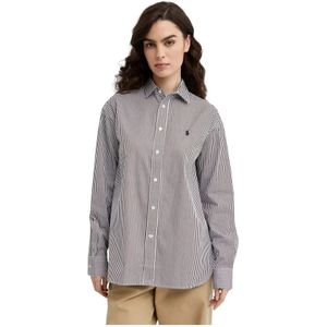 Ralph Lauren, Dames, Blouses & Shirts, Bruin, Maat: S Katoen,