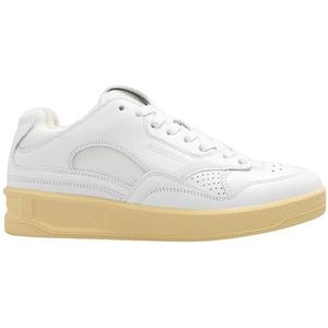 Jil Sander, Dames, Schoenen, Wit, Maat: 36 EU Leer,