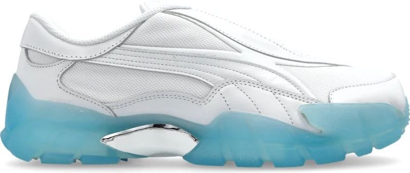 Puma, Heren, Schoenen, Wit, Maat: 43 1/2 EU Leer,