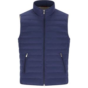 Brunello Cucinelli, Heren, Jassen, Blauw, Maat: 2XL