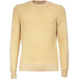 Gran Sasso, Heren, Truien, Geel, Maat: XL Kasjmier,