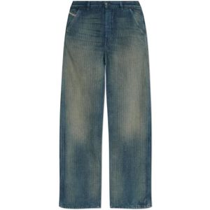 Diesel, unisex, Jeans, Blauw, Maat: W30 L30 Katoen,