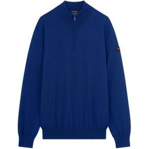 Paul & Shark, Heren, Truien, Blauw, Maat: 2XL Wol,