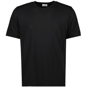 Saint Laurent, Heren, Tops, Zwart, Maat: S
