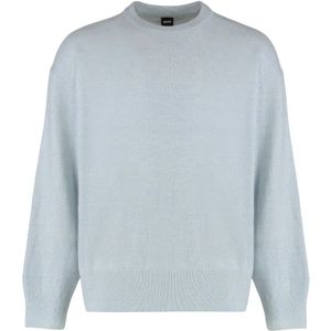 Hugo, Heren, Truien, Blauw, Maat: L Wol,