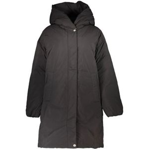 Tommy Hilfiger, Dames, Mantels, Zwart, Maat: XS Poliester,