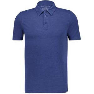 Majestic Filatures, Heren, Tops, Blauw, Maat: M Katoen,