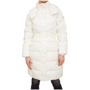 Twinset, Dames, Mantels, Wit, Maat: L Poliester,