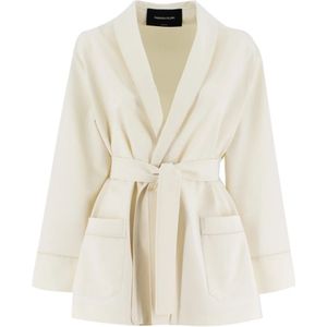 Fabiana Filippi, Dames, Jassen, Wit, Maat: XS Viscose,