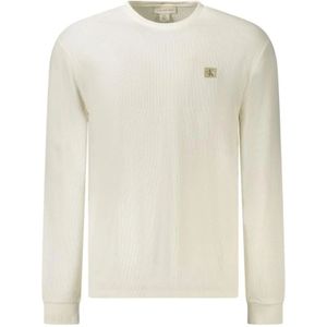Calvin Klein, Heren, Truien, Wit, Maat: XL Katoen,