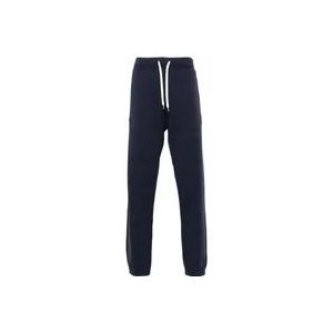 Autry Blauwe Jersey Broek Elastische Taille , Blue , Heren , Maat: XL