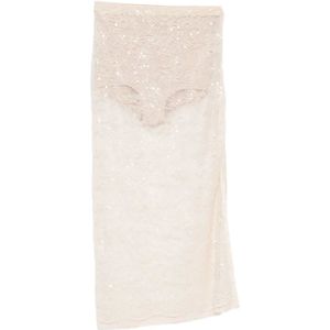 Patrizia Pepe, Dames, Rokken, Wit, Maat: S Polyamide,