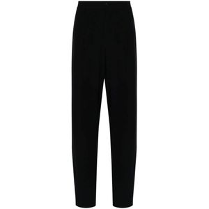 Giorgio Armani, Heren, Broeken, Blauw, Maat: M Wol,