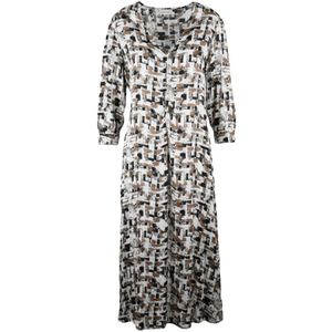 Liu Jo, Dames, Jurken, Veelkleurig, Maat: XS Satijn,