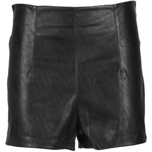 Pinko, Dames, Korte broeken, Zwart, Maat: 3XS Poliester,