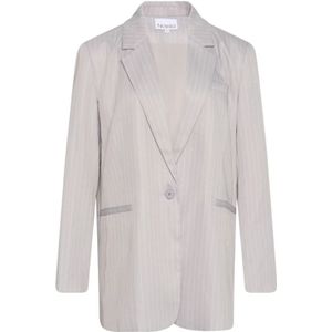 Noella, Dames, Jassen, Grijs, Maat: XS Leer,