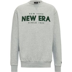 New Era, Heren, Sweatshirts & Hoodies, Grijs, Maat: XS Katoen,