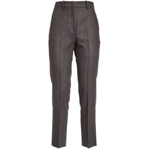 Incotex, Dames, Broeken, Bruin, Maat: 2XS Leer,