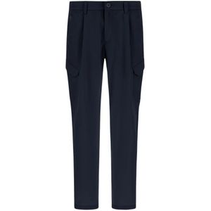 Herno, Heren, Broeken, Blauw, Maat: M Nylon,