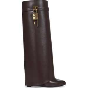 Givenchy - Shark Lock Boots - Bruin - Laarzen - Kalfsleer - Slip-on