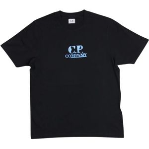 C.p. Company, Heren, Tops, Blauw, Maat: XL Katoen,