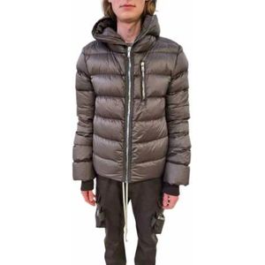 Rick Owens, Heren, Jassen, Grijs, Maat: XL Katoen,