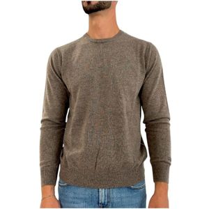 Saint Barth, Heren, Truien, Bruin, Maat: S Wol,