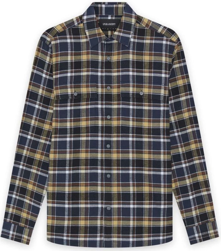 Lyle & Scott, Heren, Overhemden, Veelkleurig, Maat: XS Katoen,