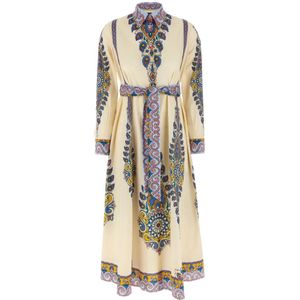 Etro, Dames, Jurken, Veelkleurig, Maat: M Katoen,