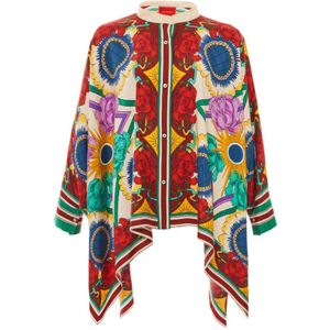 La DoubleJ, Dames, Blouses & Shirts, Veelkleurig, Maat: XL Zijde,