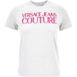 Versace Jeans Couture, Dames, Tops, Wit, Maat: XS