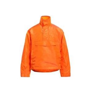 Dior Oranje Jas met Trekkoord in de Taille , Orange , Heren , Maat: L