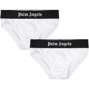 Palm Angels, Heren, Ondergoed, Wit, Maat: XL Katoen,