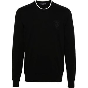 Dolce & Gabbana, Heren, Truien, Zwart, Maat: L