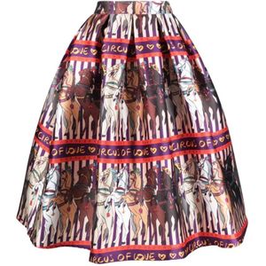 Alessandro Enriquez, Dames, Rokken, Veelkleurig, Maat: XS Satijn,