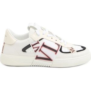 Valentino Garavani, Heren, Schoenen, Wit, Maat: 42 1/2 EU Leer,