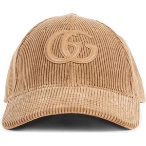 Gucci, unisex, Accessoires, Beige, Maat: M Corduroy,