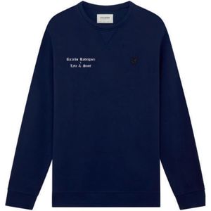 Lyle & Scott, Heren, Sweatshirts & Hoodies, Blauw, Maat: S