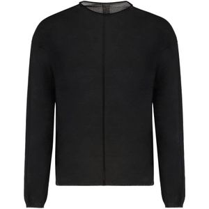 Rick Owens, Heren, Truien, Zwart, Maat: XS Katoen,