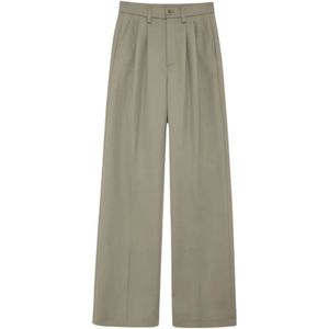 Anine Bing, Dames, Broeken, Groen, Maat: M Wol,