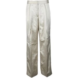 Calvin Klein, Dames, Broeken, Wit, Maat: M Katoen,