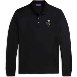 Ralph Lauren, Heren, Tops, Zwart, Maat: M Katoen,