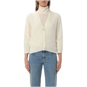 Liu Jo, Dames, Truien, Wit, Maat: L