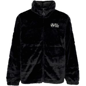 Acupuncture, Heren, Jassen, Zwart, Maat: L Zijde,