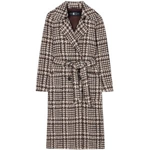 Luisa Cerano, Dames, Mantels, Veelkleurig, Maat: S Wol,