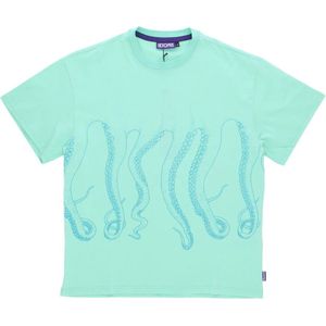 Octopus, Heren, Tops, Groen, Maat: M Katoen,