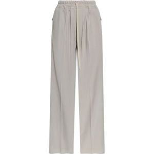 Rick Owens, Dames, Broeken, Grijs, Maat: XS Zijde,