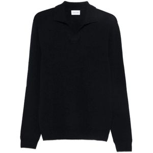 Scaglione, Heren, Truien, Blauw, Maat: L Wol,